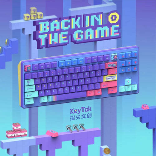 Back In The Game Themed Retro Keycap Set
