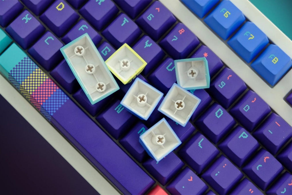Back In The Game Themed Retro Keycap Set