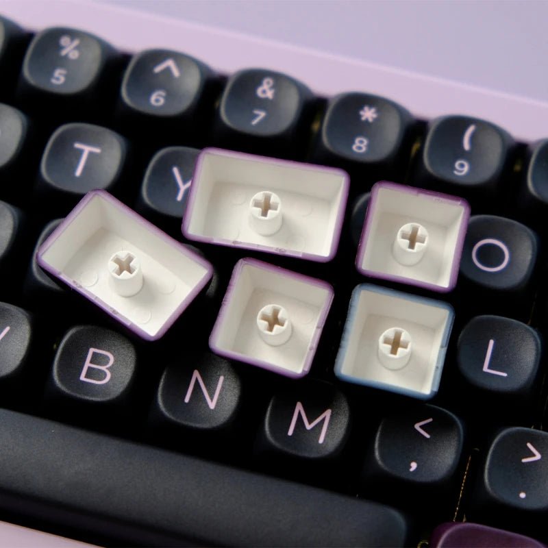 Black Lotus Theme PBT MOA Keycap Set
