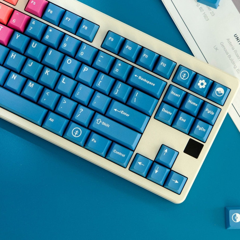 Blue Fairy Theme Gradient Keycap Set
