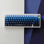 Blue Moonrise Theme Gradient Keycap Set