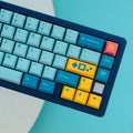 Blue Retro Console Gaming Keycap Set