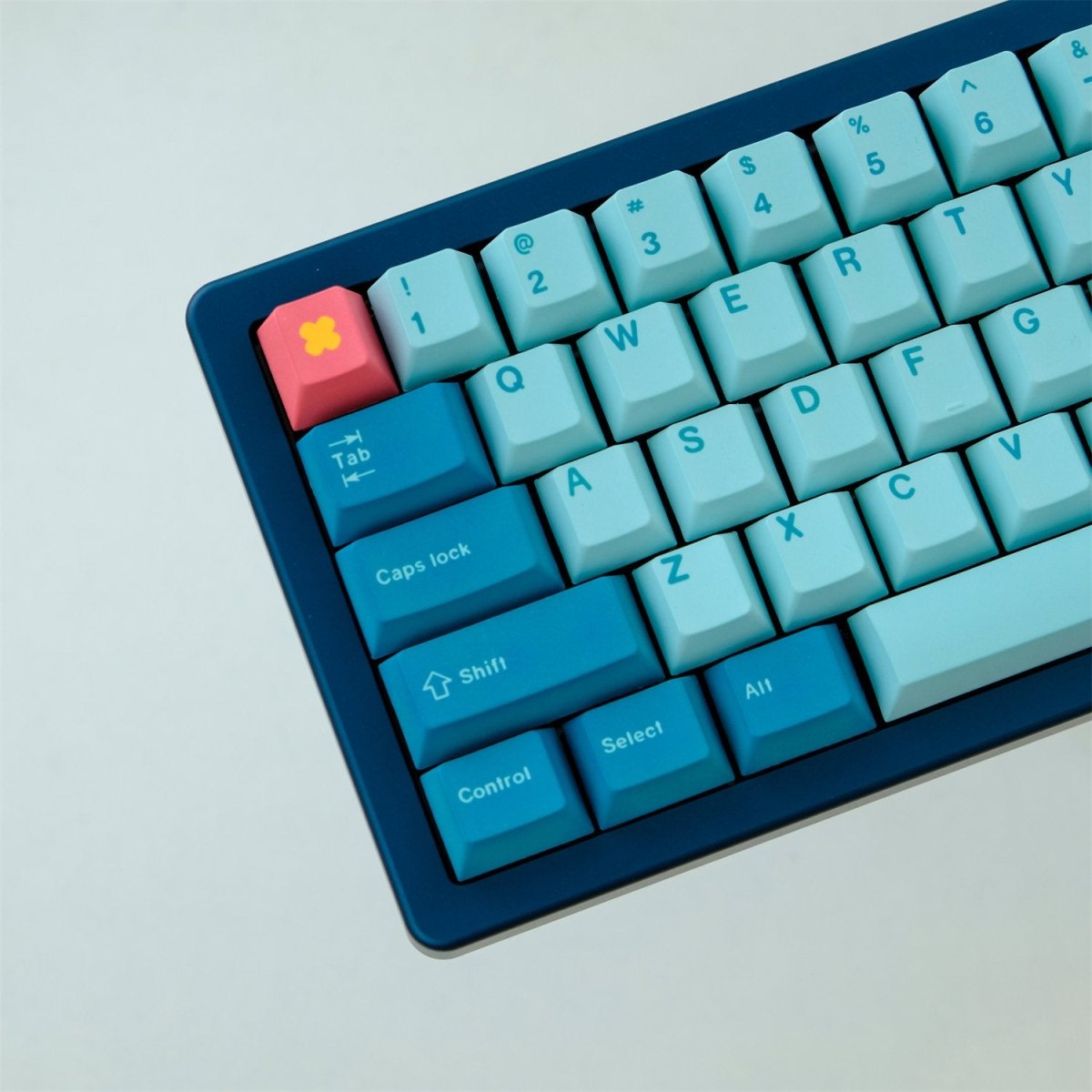 Blue Retro Console Gaming Keycap Set