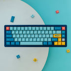 Blue Retro Console Gaming Keycap Set