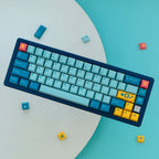 Blue Retro Console Gaming Keycap Set