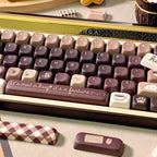 Brown Programmer Coffee Theme Artisan Keycap Set