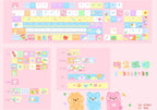 Candy Rainbow Kawaii Keycap Set