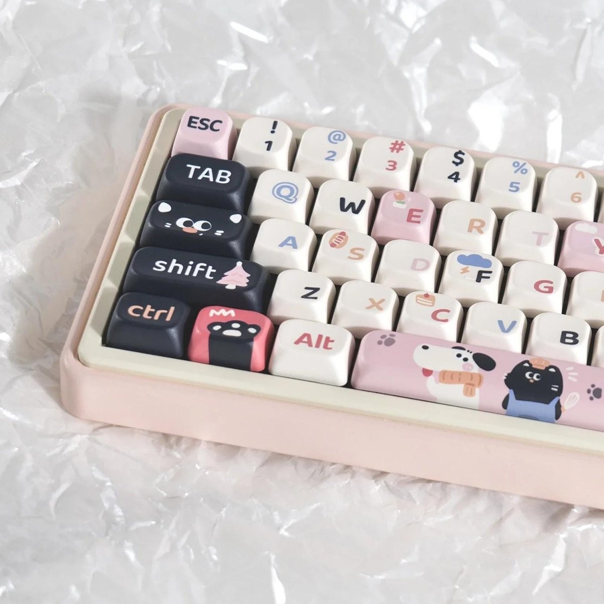 Cat & Dog Home Theme Keycap Set