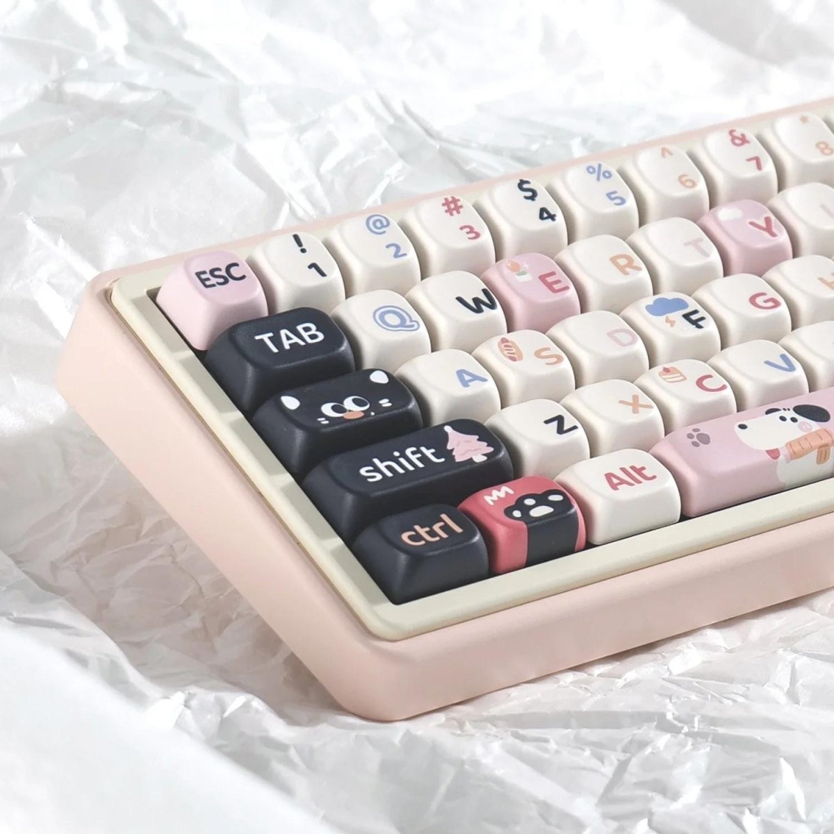 Cat & Dog Home Theme Keycap Set