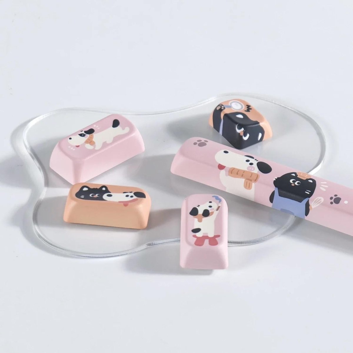 Cat & Dog Home Theme Keycap Set