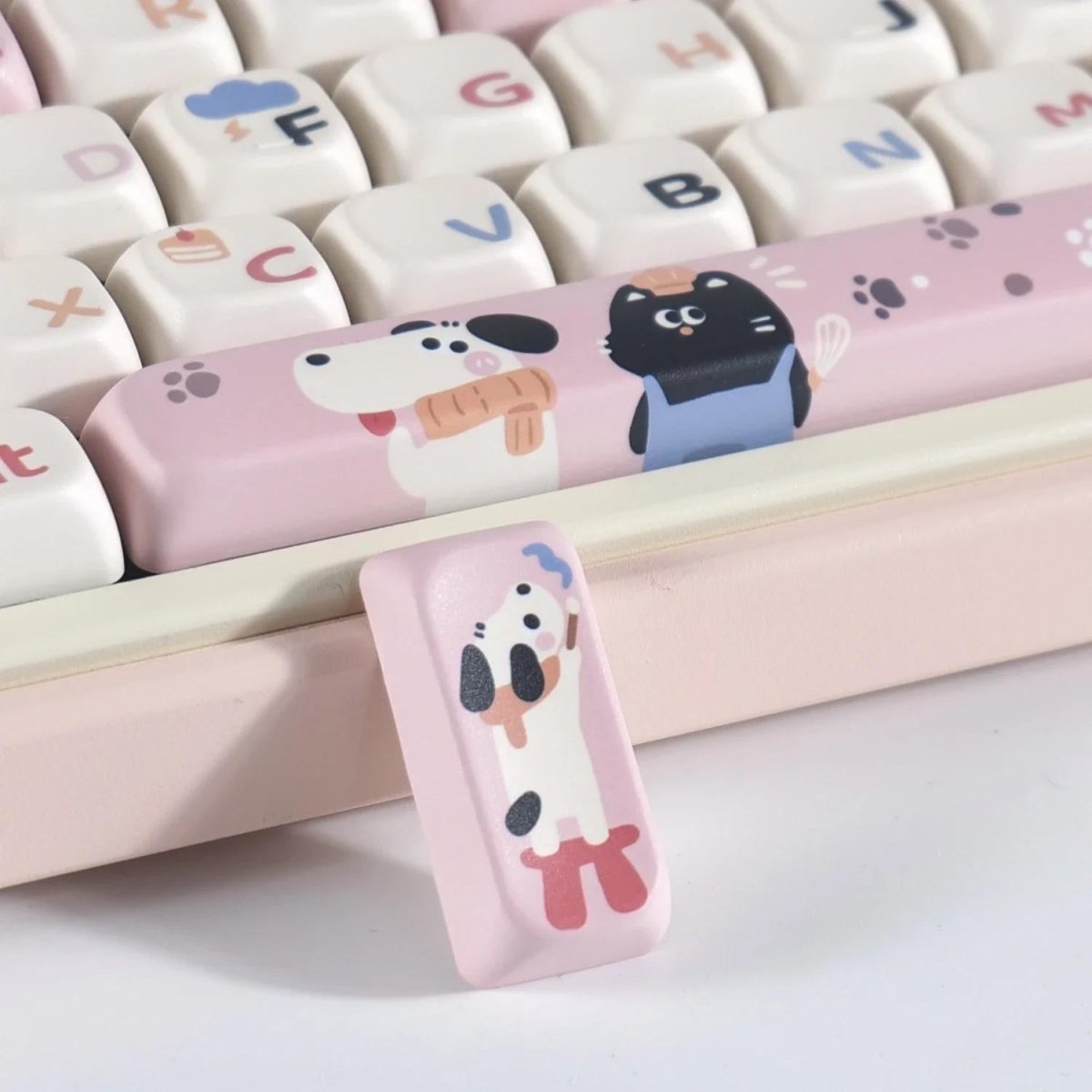 Cat & Dog Home Theme Keycap Set
