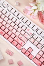 Cherry Blossom Theme Gradient Pink Keycap Set