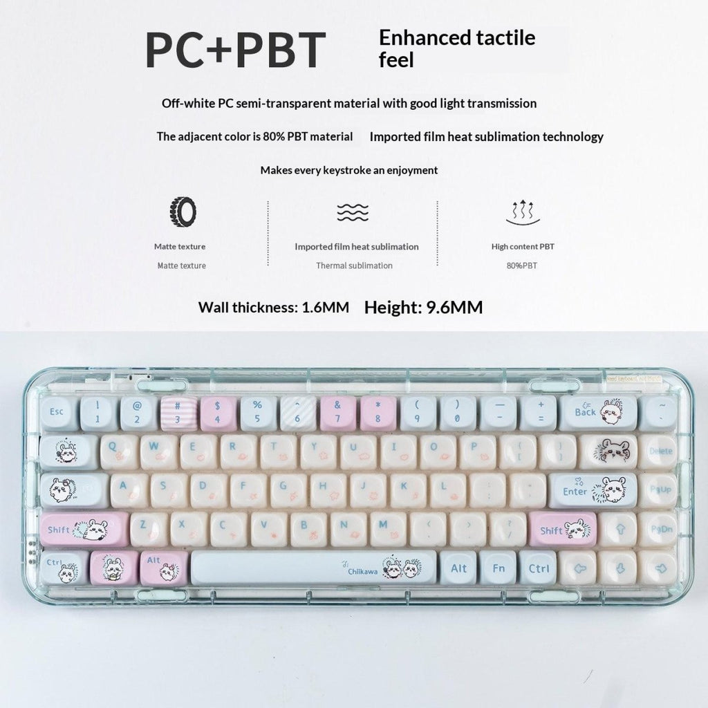 Chiikawa Theme Anime Artisan Keycap Set