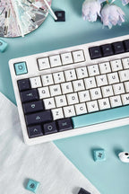 Classic Blue Electro Theme PBT XDA Keycap Set