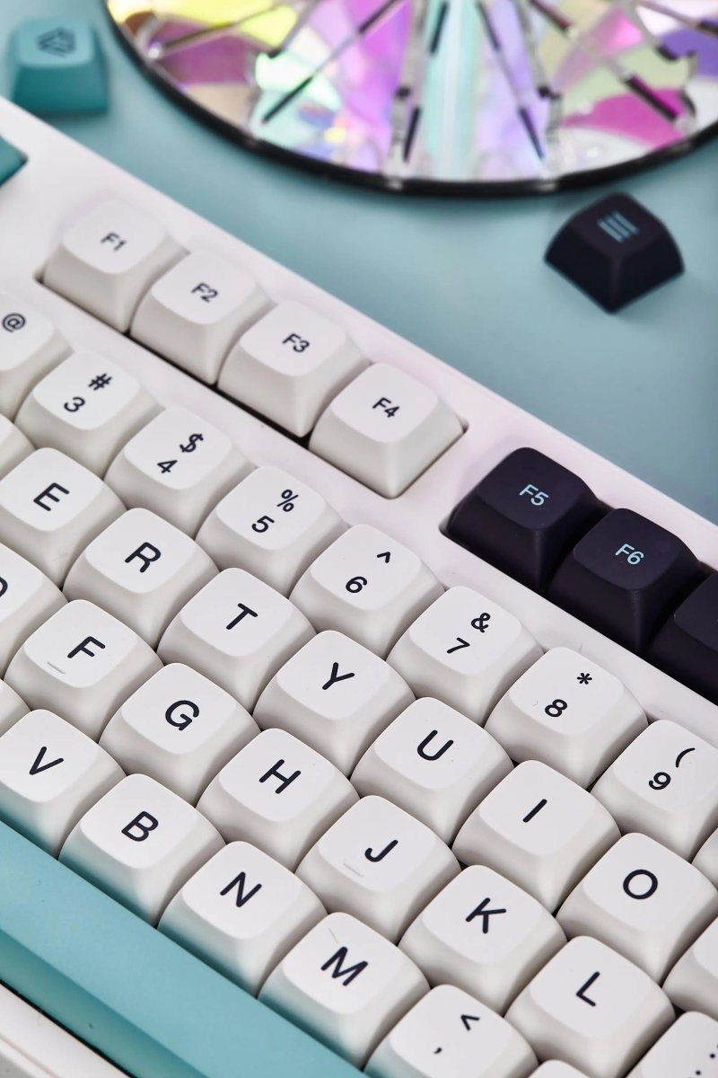 Classic Blue Electro Theme PBT XDA Keycap Set
