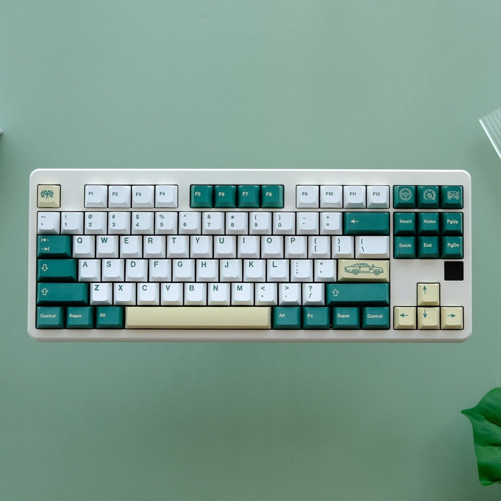 Classic Racing Car Theme Keycap Set - KeyArtisan®