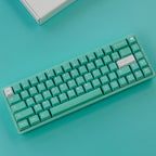 Clover Mint Keycap Set - KeyArtisan®