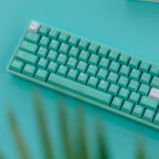 Clover Mint Keycap Set - KeyArtisan®