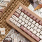 Coffee Bunny Theme Artisan Keycap Set