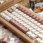 Coffee Bunny Theme Artisan Keycap Set