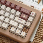 Coffee Bunny Theme Artisan Keycap Set