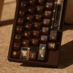 Coffee House PC Transparent Artisan Keycap Set
