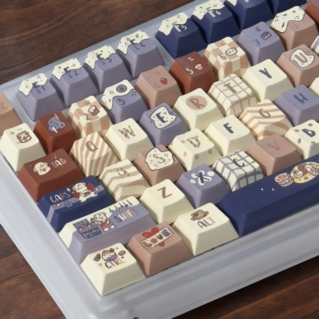 Coffeehouse Theme Keycap Set