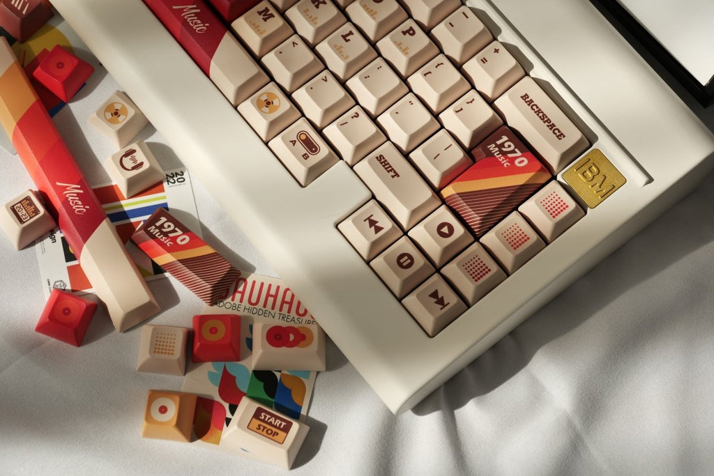 Cool 1970 Theme Retro Vintage Keycap Set