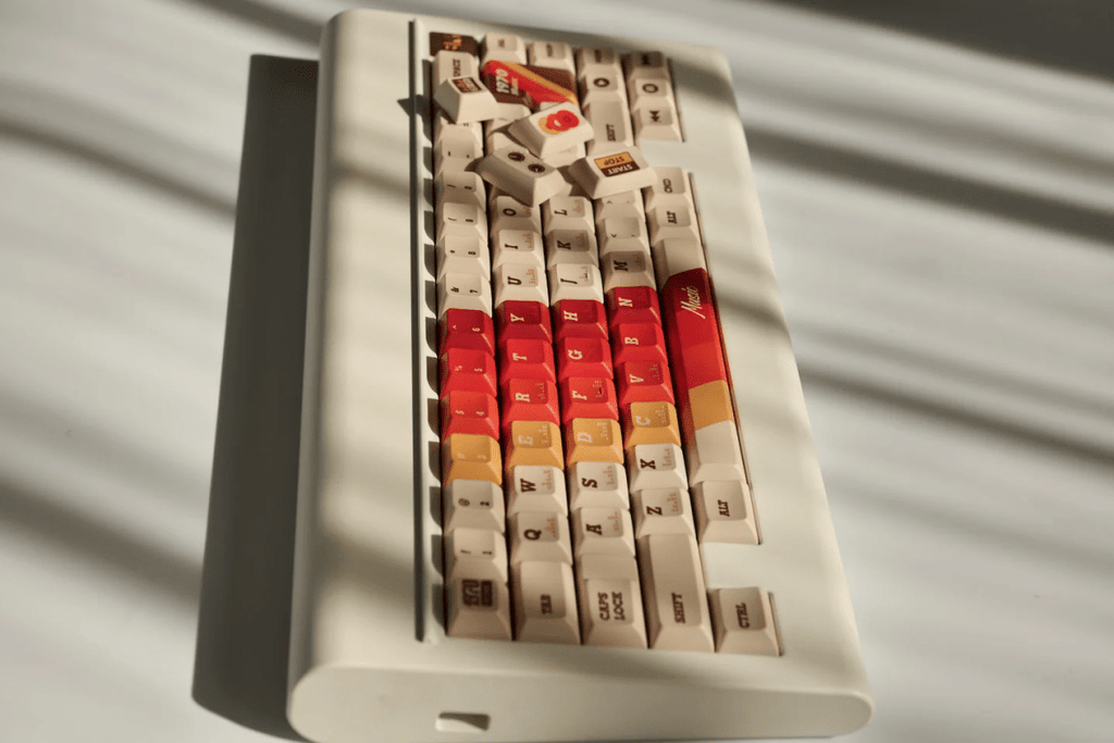 Cool 1970 Theme Retro Vintage Keycap Set
