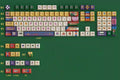 Cool American Retro Theme Graffiti Artisan Keycap Set