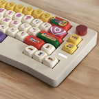 Cool American Retro Theme Graffiti Artisan Keycap Set