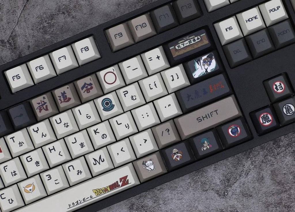 Cool Anime Inspired Japanese Keycap Set