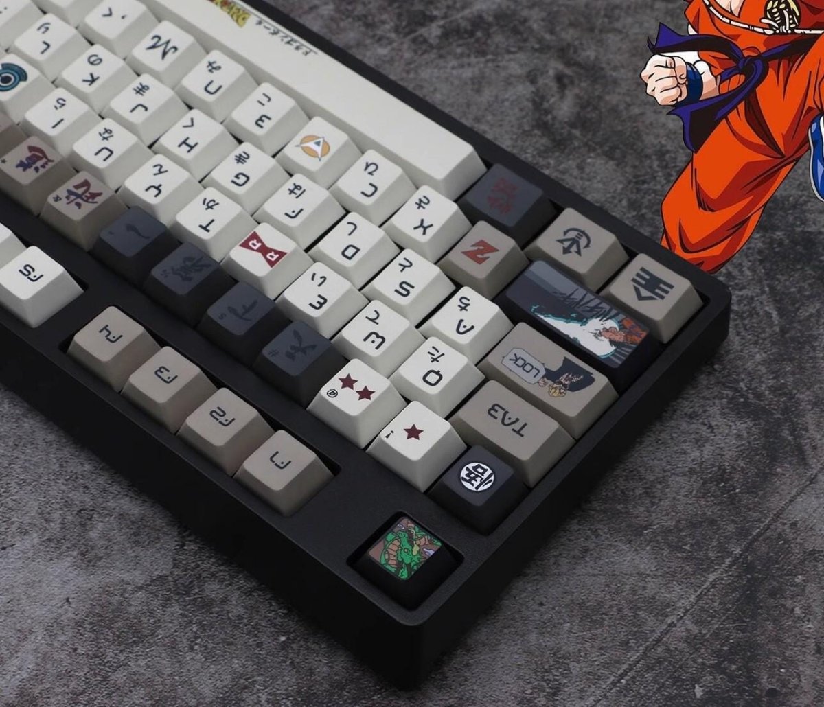 Cool Anime Inspired Japanese Keycap Set