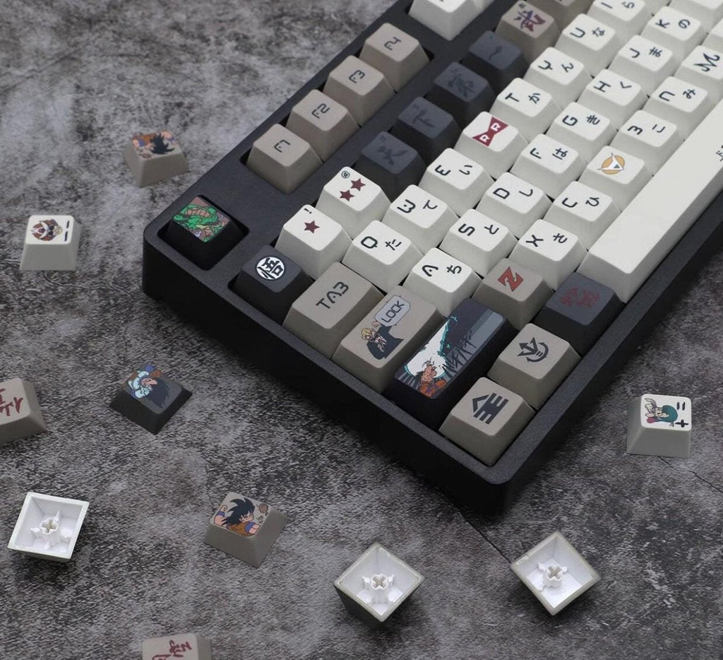 Cool Anime Inspired Japanese Keycap Set