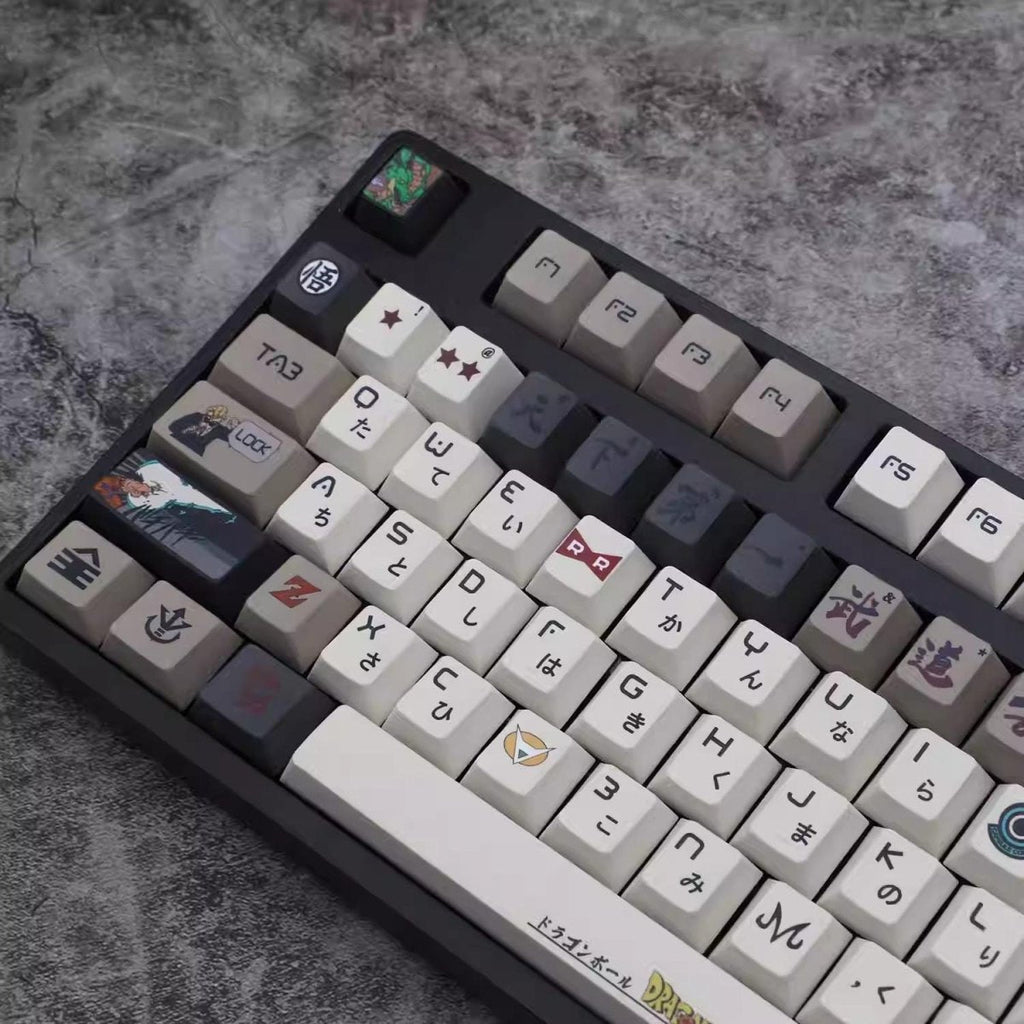 Cool Anime Inspired Japanese Keycap Set