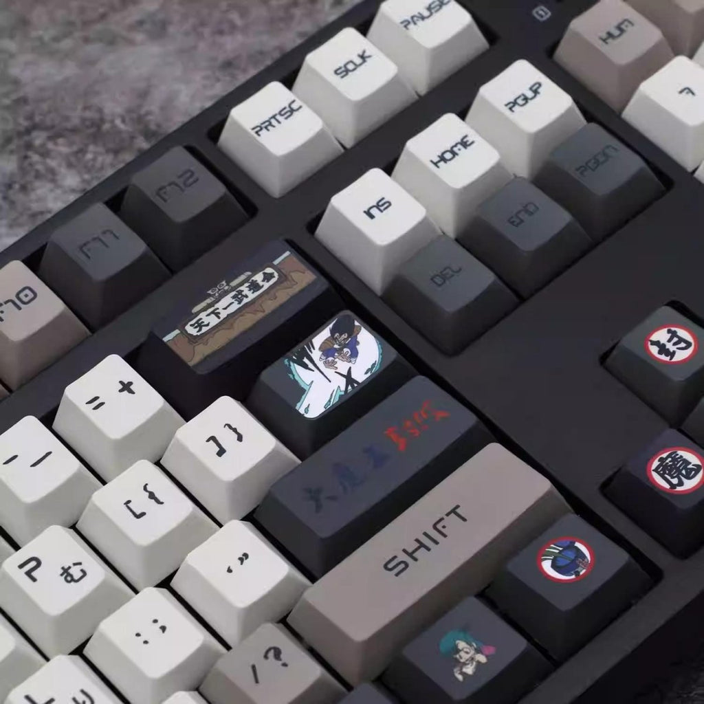 Cool Anime Inspired Japanese Keycap Set