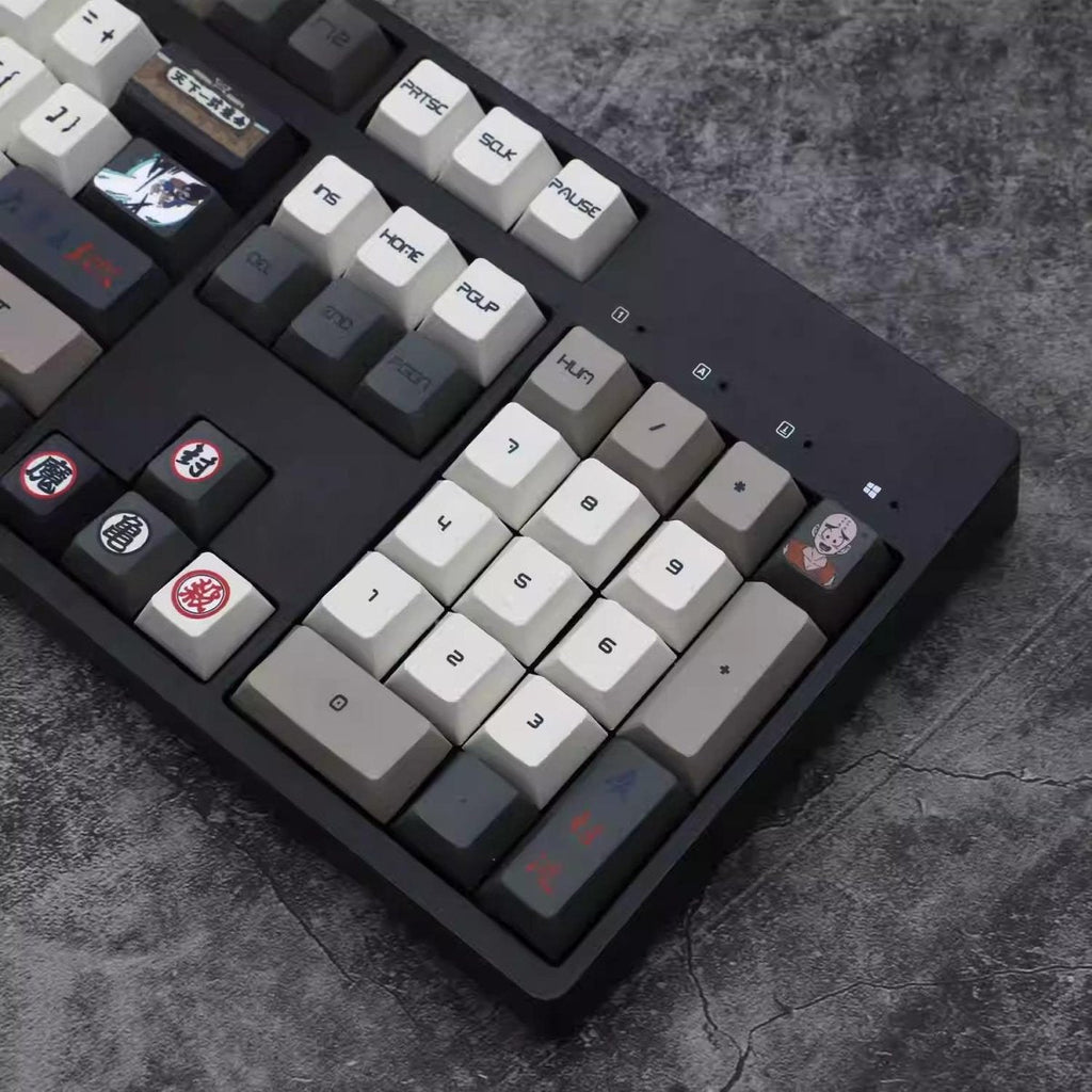 Cool Anime Inspired Japanese Keycap Set