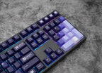 Cool Artlife Theme Purple Gradient Keycap Set