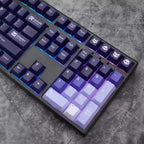 Cool Artlife Theme Purple Gradient Keycap Set