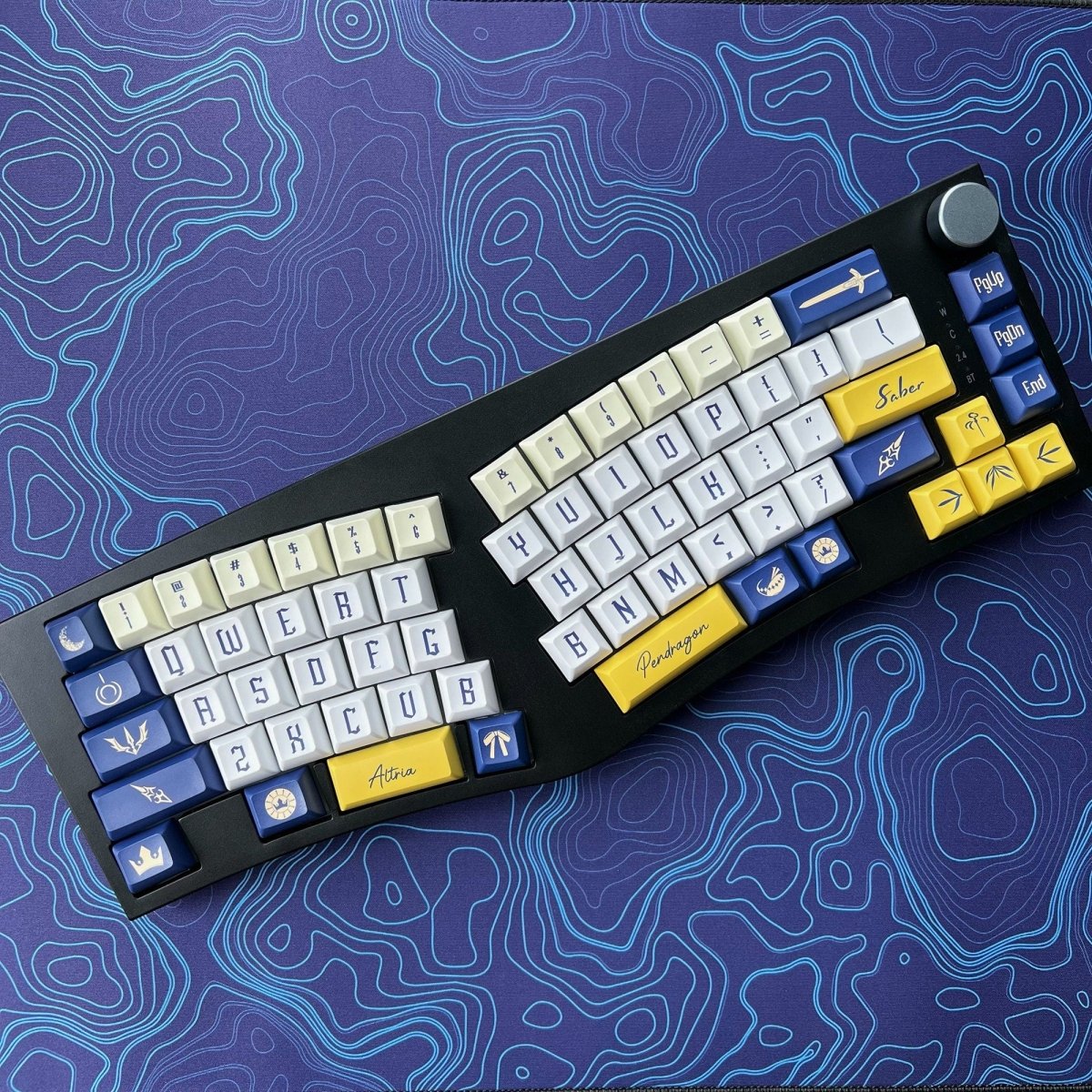 Cool Artoria "King of Knights" Theme Keycap Set