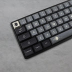 Cool Black Apollo Theme PBT XDA Keycap Set