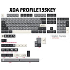 Cool Black Apollo Theme PBT XDA Keycap Set