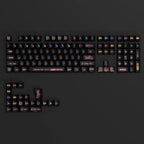 Cool Black Nightwalker PBT Backlit Keycap Set