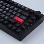 Cool Black & Red Evil Dolch Theme Keycap Set