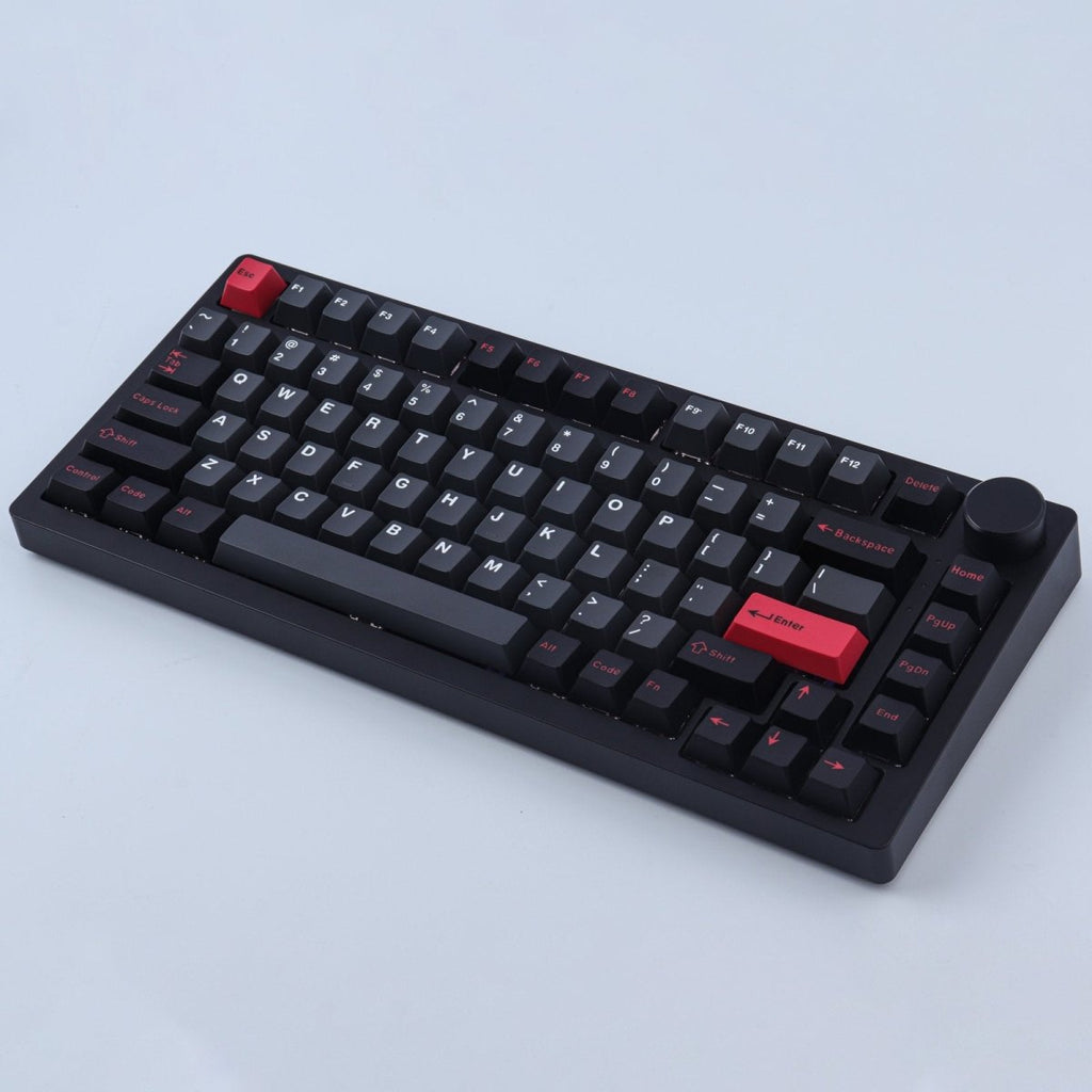 Cool Black & Red Evil Dolch Theme Keycap Set
