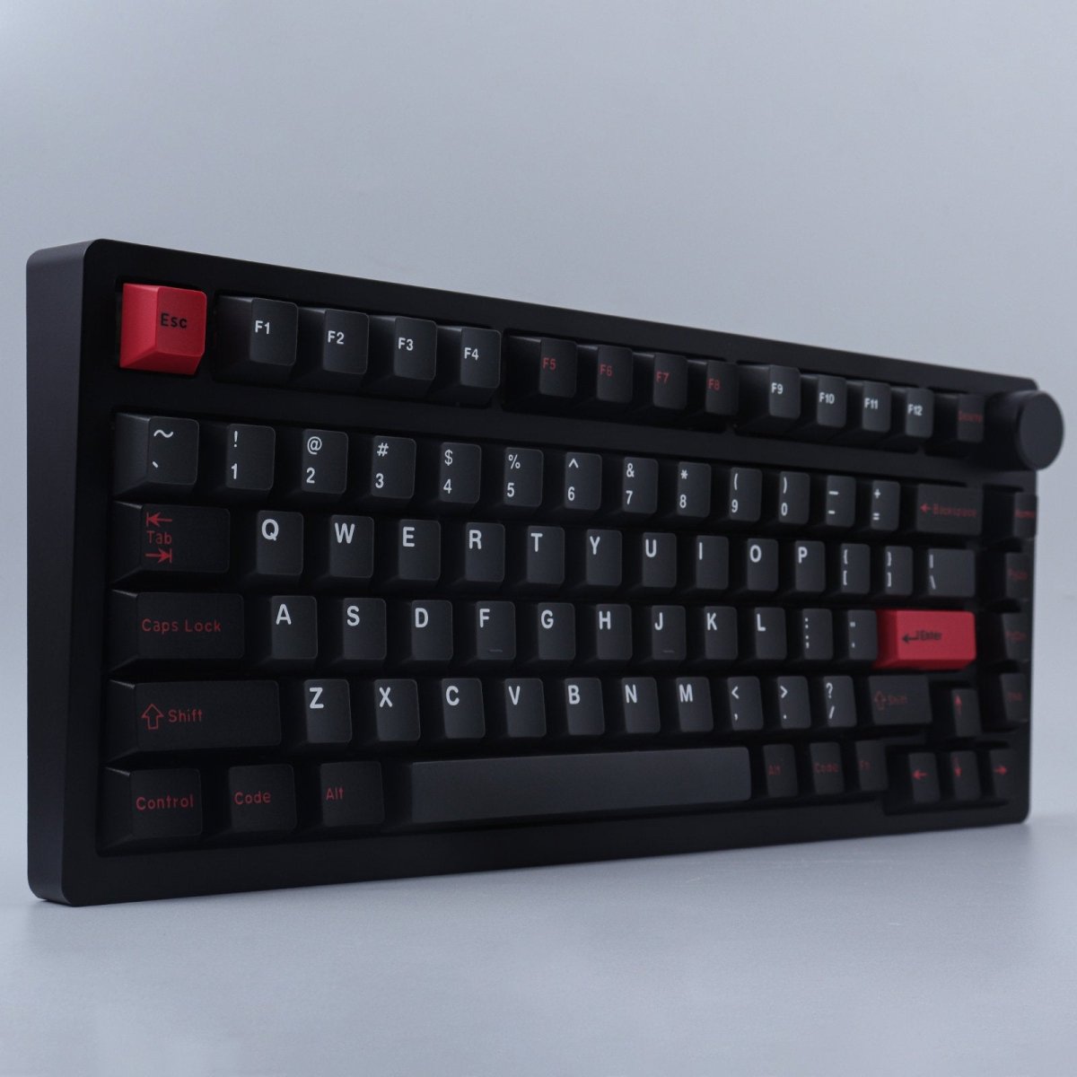 Cool Black & Red Evil Dolch Theme Keycap Set