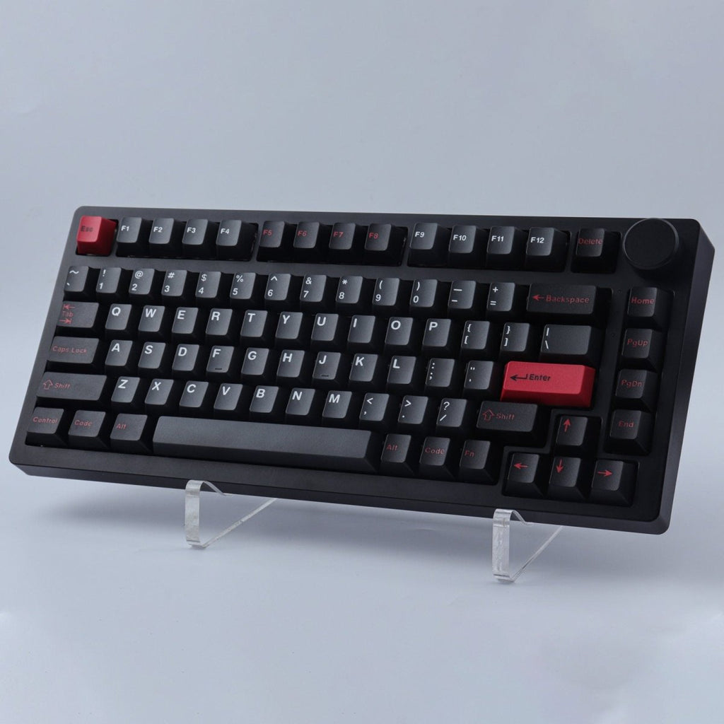 Cool Black & Red Evil Dolch Theme Keycap Set