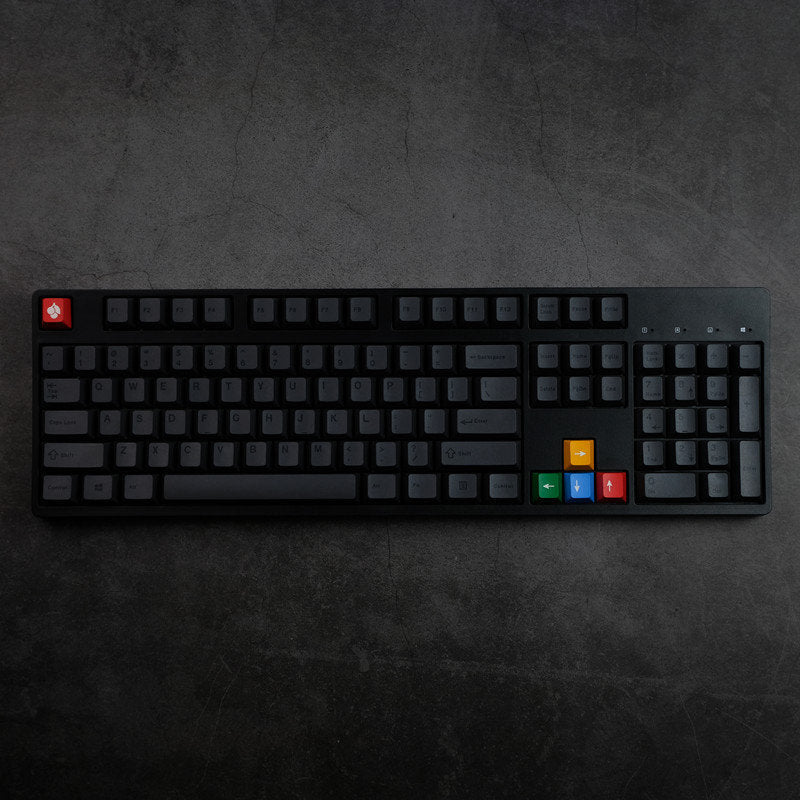 Cool Black Simple Minimalist Keycap Set