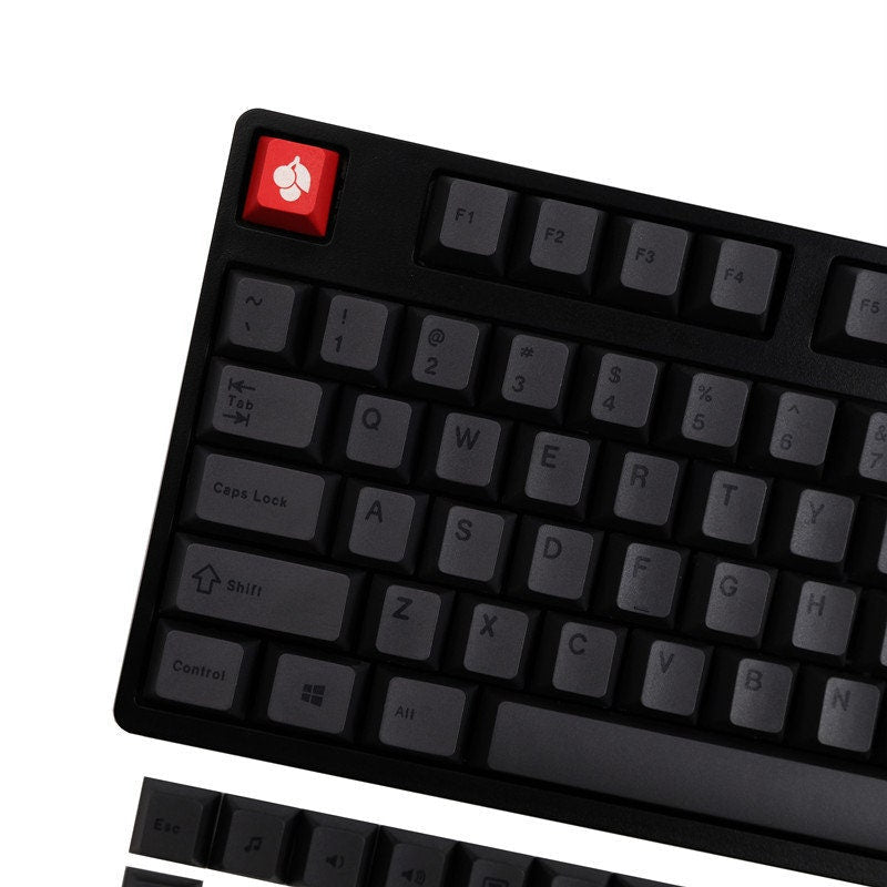 Cool Black Simple Minimalist Keycap Set