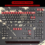 Cool Black Sun Wukong Theme Keycap Set